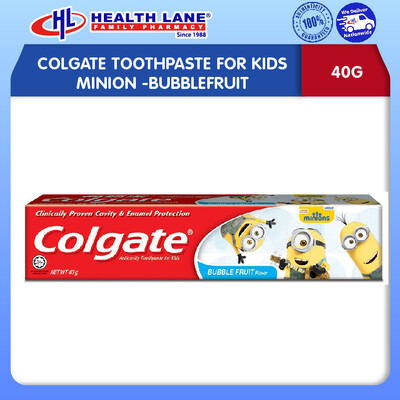 COLGATE TOOTHPASTE FOR KIDS BARBIE -BUBBLEFRUIT 40G